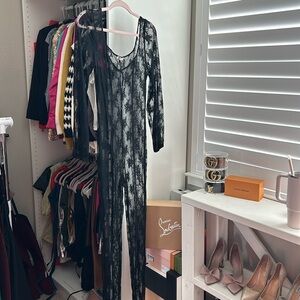 Free People - lace jumpsuit - size large